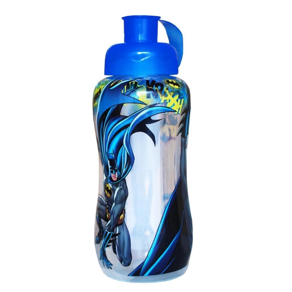 Garrafa squeeze batman krassh dc warner tubo de gelo 550 ml azul