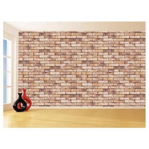 Papel De Parede 3D Tijolo Sala Tijolinho Vista 3,5M Xbr41