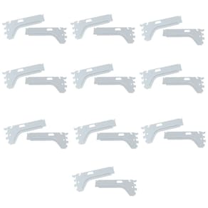 Suporte Bandeja FIT SLG 0,30 Branco CH16 KIT 10 Pares