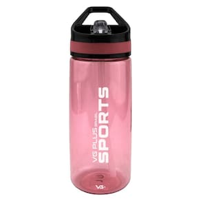Garrafinha Squeeze Aerobic Plástico com Bico 650ml Academia Vg+ Rosa