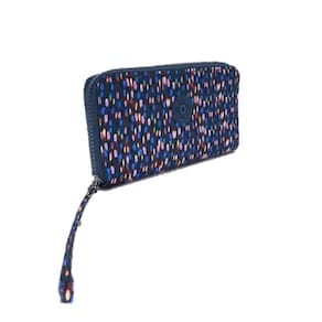 Kipling Carteira Azul Estampada Com Alça Alia Party Dots