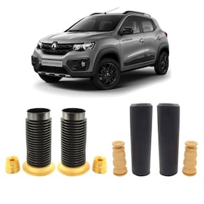 Kit batente dianteiro traseiro kwid outsider 2020 2021 2022