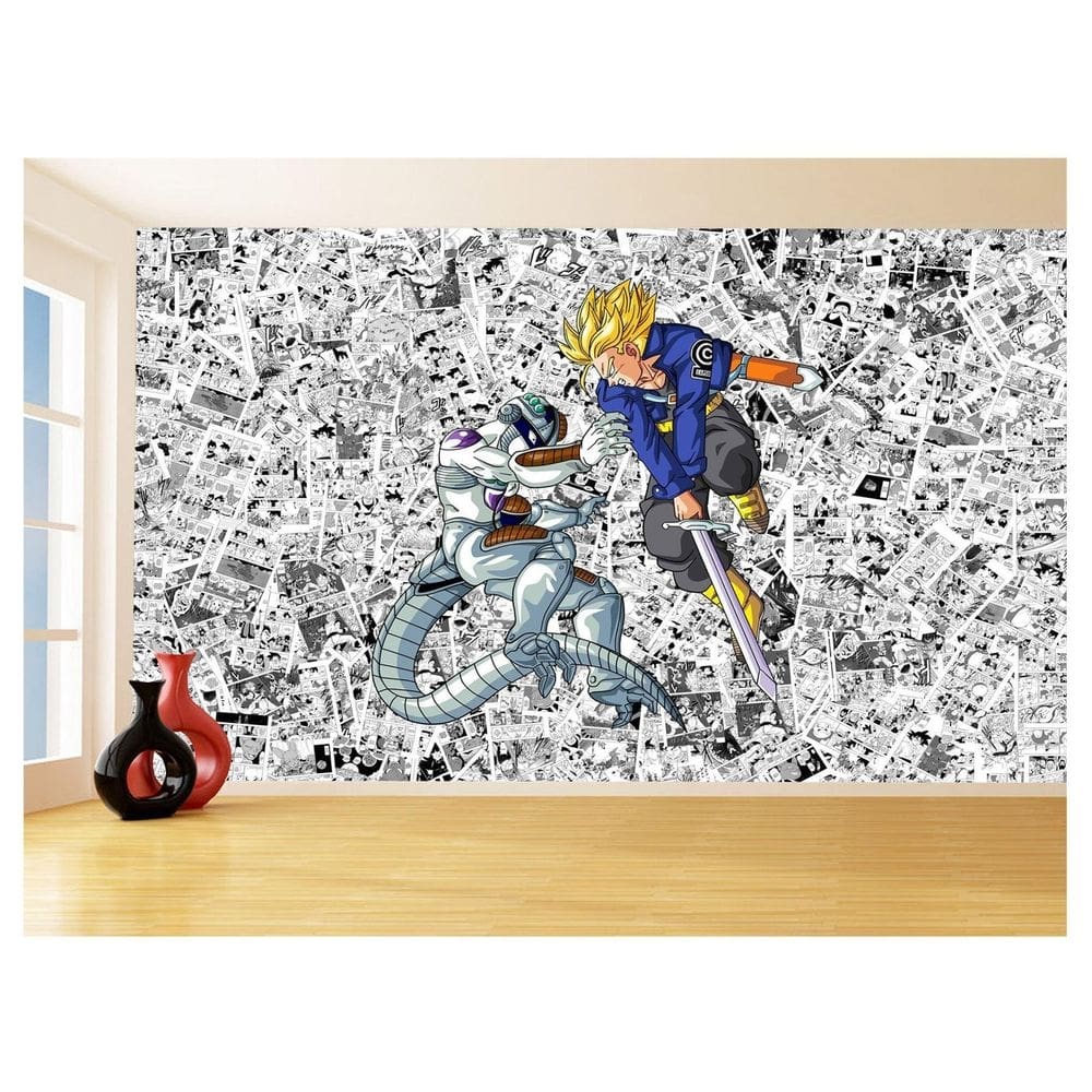 Papel De Parede 3D Dragon Ball Trunks Freeza 3,5M Dbz617