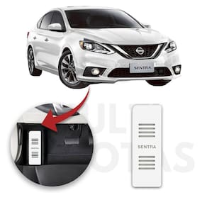 Descanso de pé nissan sentra 2017 a 2020 aço escovado prata