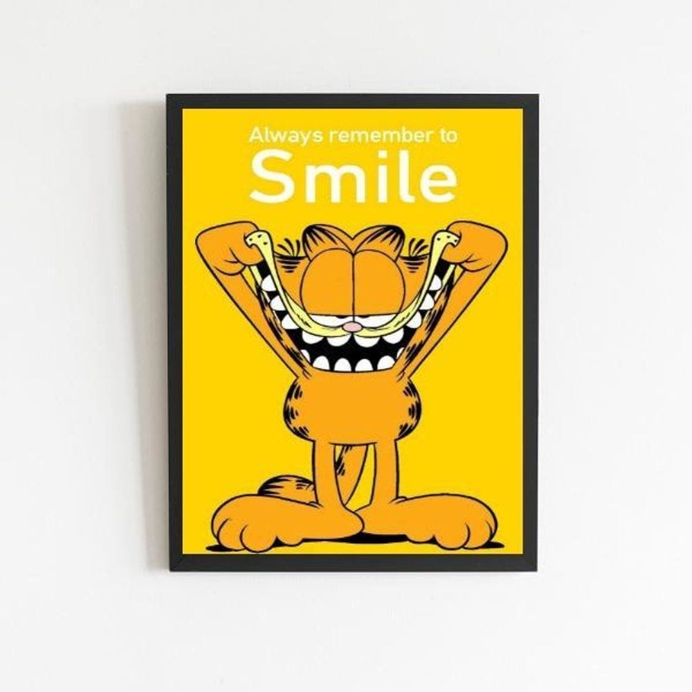 Quadro Always Remember To Smile 45X34Cm