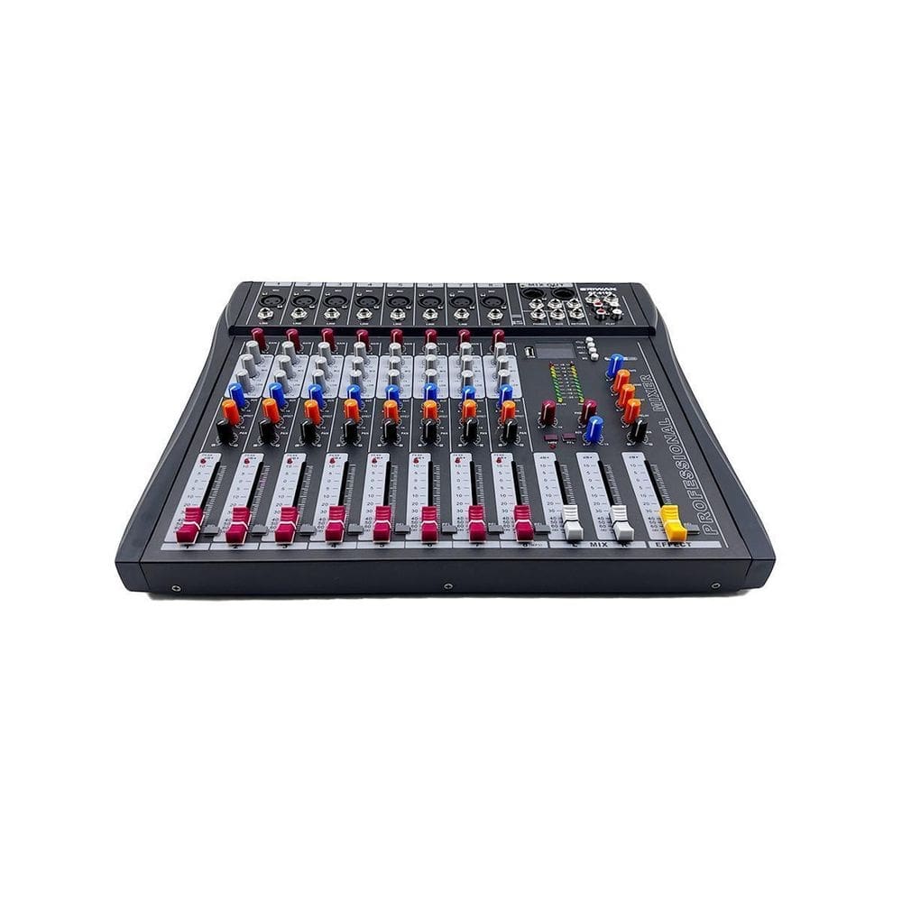 Mesa De Audio Profissional 8 Canais Briwax Gf-6190