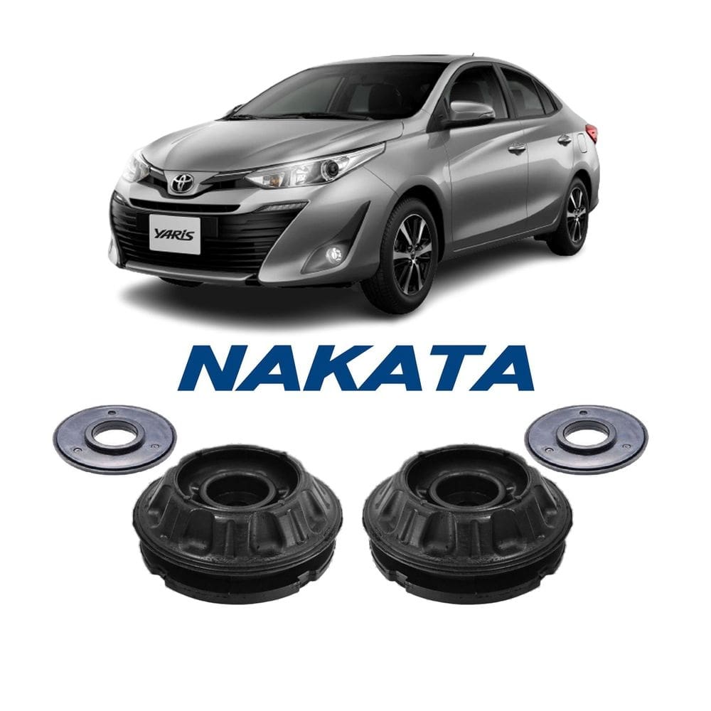 2 kit coxim dianteiro nakata yaris sedan 2019 2020 2021 2022