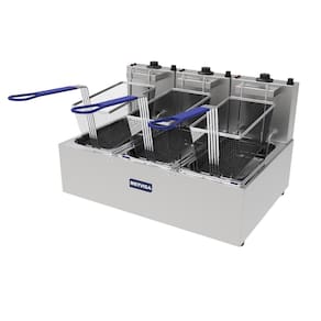 Fritadeira Elétrica Metvisa 3 Cubas 9 Litros 7500W Monofásico 127V FE3T1275