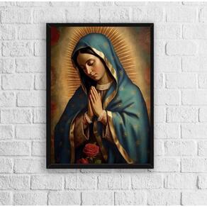 Quadro Decorativo Imaculado Coração De Maria 33X24Cm