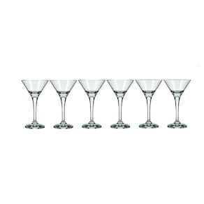 06 Taças Mini Martini 100Ml - Nadir - 7448