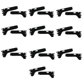 Suporte Bandeja FIT SLG 0,30 Preto CH16 KIT 10 Pares