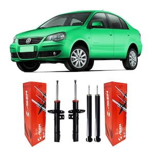 Par amortecedor dianteiro traseiro polo sedan 2002 2003 2004