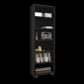 Livreiro Escritório Office Preto - Montanaris Decor