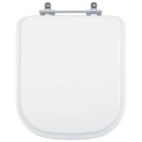 Tampa De Vaso Em Mdf Debba Square Branco Para Bacia Roca