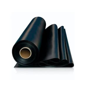 Lençol de Borracha Liso Elite 1mm 1m x 8m - Preto