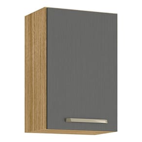 Armário Aéreo Ametista 1 Porta 40 cm Freijó Gris - Kits Paraná