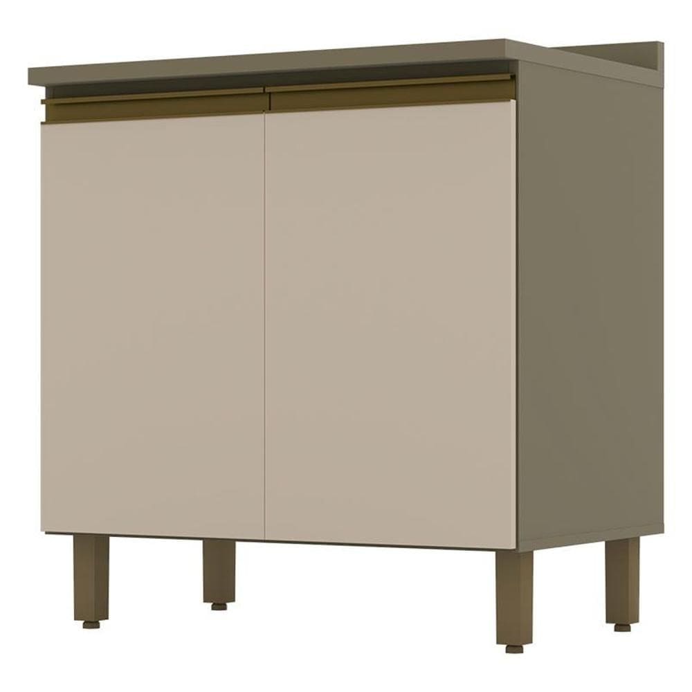 Balcão de Cozinha Évelin 2 Portas 60 cm Duna Cristal – Henn