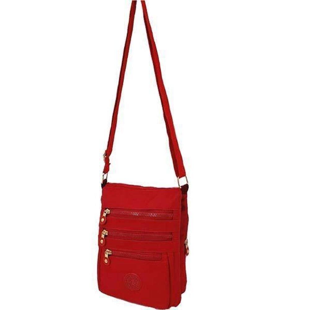Bolsa Nylon Transversal Rosa TY783 26x19x10cm