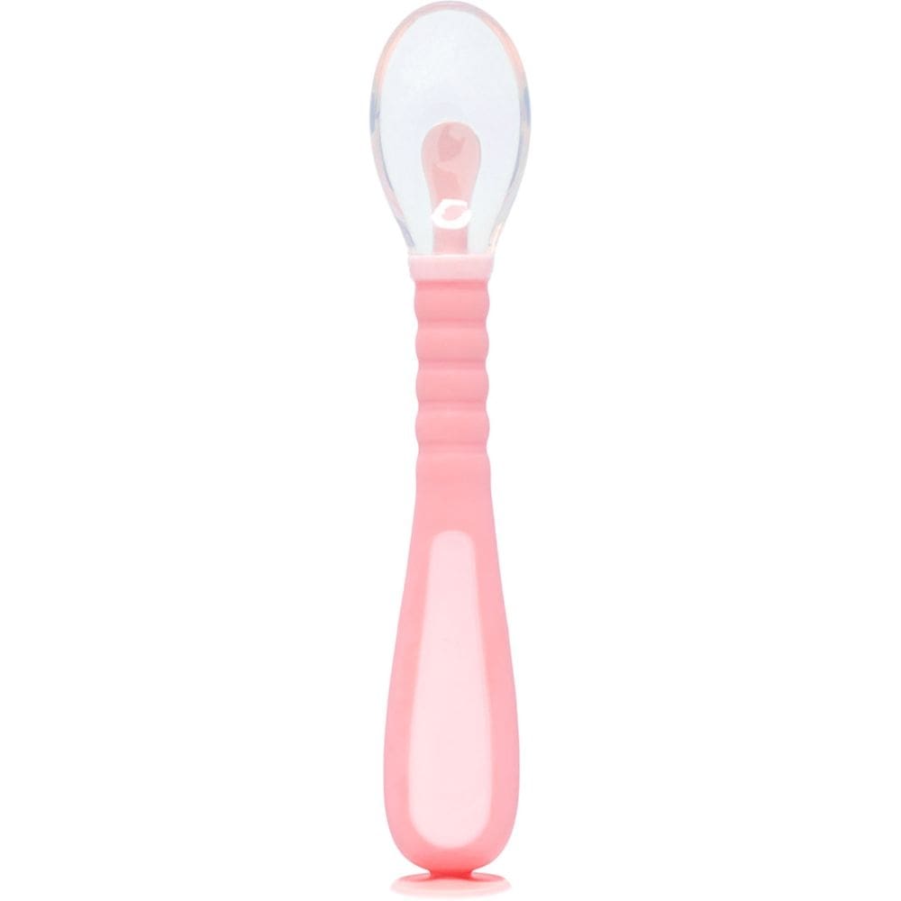 Colher Flexível em Silicone Rosa - Buba