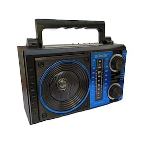 Rádio Livstar Cnn-2844Ru Am Fm Usb Recarregável Azul