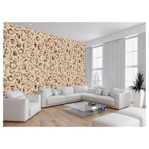 Papel De Parede 3D Textura Cozinha Café Comida 3,5M Txt199