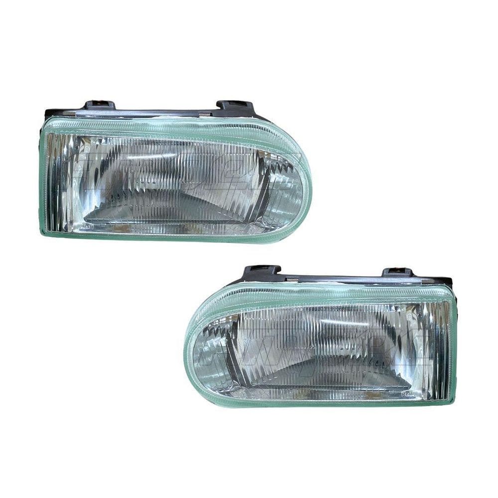 Par Farol Vidro Compativel Vw Gol Saveiro Parati G2 Bola