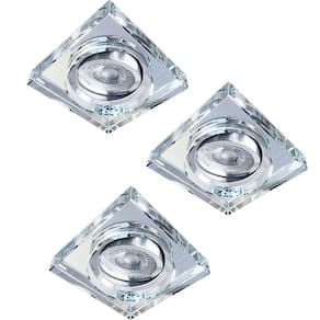 Kit 3 Spot Cristal Direcionável Quadrado Bet10