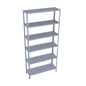 Prateleira Armário Estante Aço 6 Bandejas 90 cm Slim