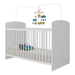 Berço com Colchão Incluso Sonho Multimóveis BB0515C