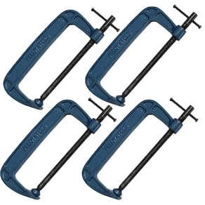 Kit 4 grampo sargento tipo c 200mm 8 pol. para marceneiro