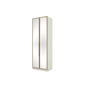 Modulado de Quarto Guarda Roupa c/ 2 Portas e Espelho MC09 Seletto Areia/Jequitibá - Henn