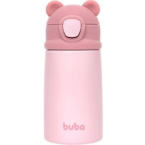 Copinho Térmico Parede Dupla Ursinho Rosa - Buba