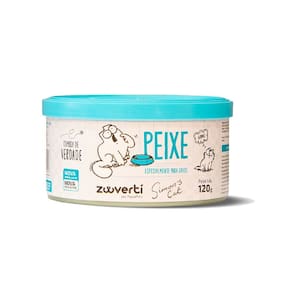 Ração Úmida Papapets Gatos Simon Cat Peixe Lata 120g