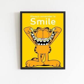 Quadro Always Remember To Smile 33X24Cm