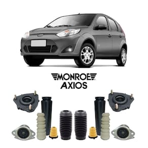 4 kit coxim dianteiro traseiro ford fiesta 2013 14