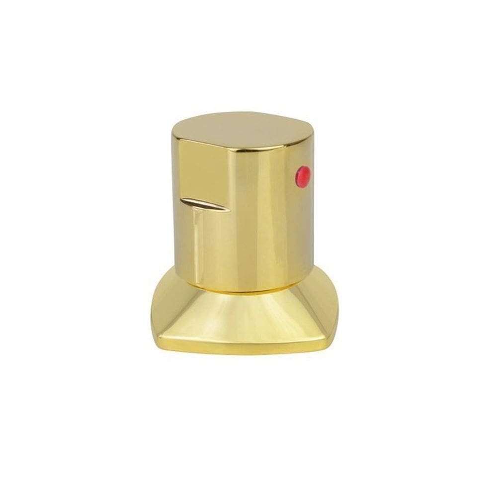 Kit com 3 Acabamento para Registro C44 Quente Gold Go5240 Ducon Metais Gold