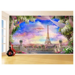 Papel De Parede Cidade Paris Torre Eiffel Sol 3,5M Ncd318