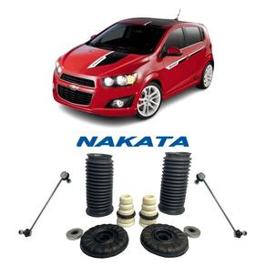 Par coxim batente bieleta dianteiro gm sonic 2014