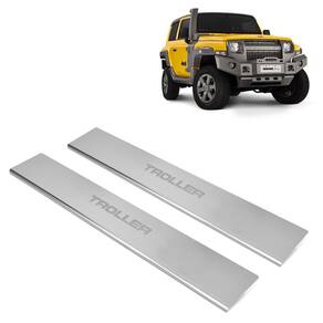 Soleira aço inox gravada laser troller t4 2015 2016
