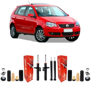 Jogo 4 amortecedor coxim suspensão vw polo 2002 2003 2004