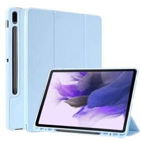 Case magnética suporte caneta para galaxy tab s7fe 12.4 t730