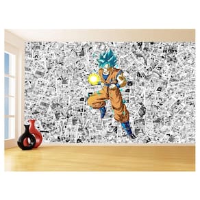 Papel De Parede Dragon Ball Goku Página Manga 3,5M Dbz537