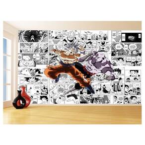 Papel De Parede Dragon Ball Goku Página Manga 3,5M Dbz672