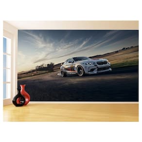 Papel De Parede 3D Carro Bmw M3 M2 Serie Sport 3,5M Car29