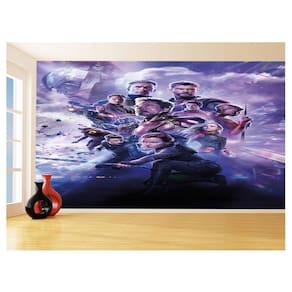 Papel De Parede 3D Heróis Vingadores Ultimato 3,5M Nhma285