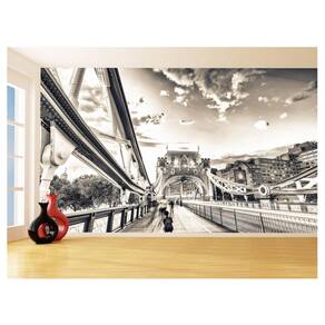 Papel De Parede 3D Cidade Londres Tower Bridge 3,5M Ncd257