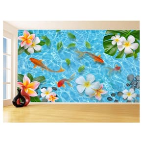 Papel Para Piso De Porcelanato Liquido Água 3,5M Flr09