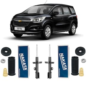 Par amortecedor + kit dianteiro gm spin 2013 2014 2015 2016