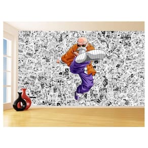 Papel De Parede Dragon Ball Mestre Kame Anime 3,5M Dbz623