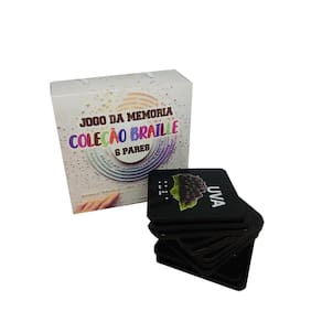 Jogo Da Memória 6 Pares Inclusivo Acessibilidade Em Braille